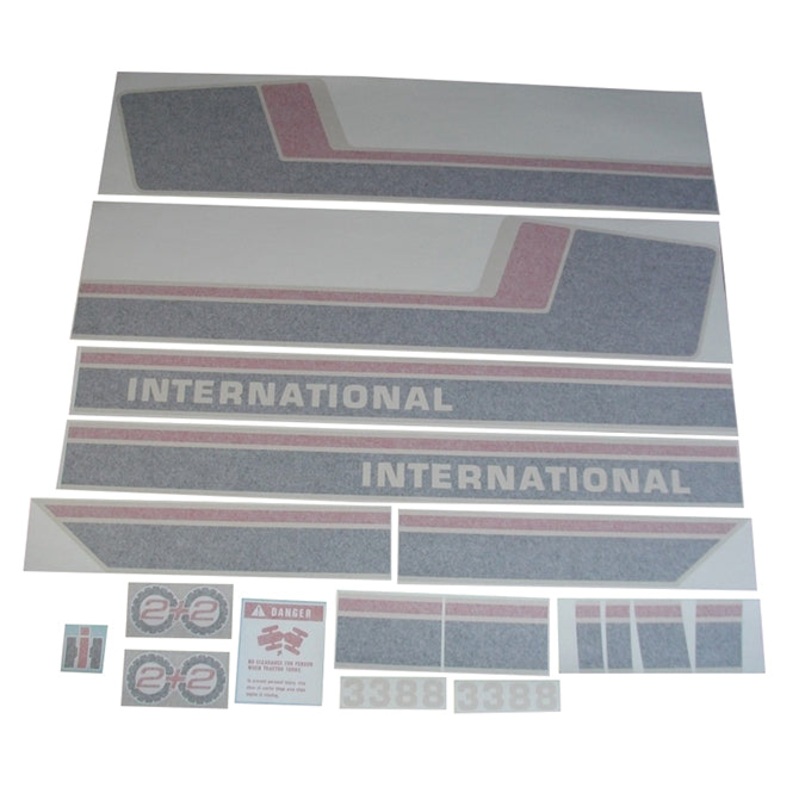 Decal Set for International / Farmall 3388 Vinyl – Hood & Cab Decals