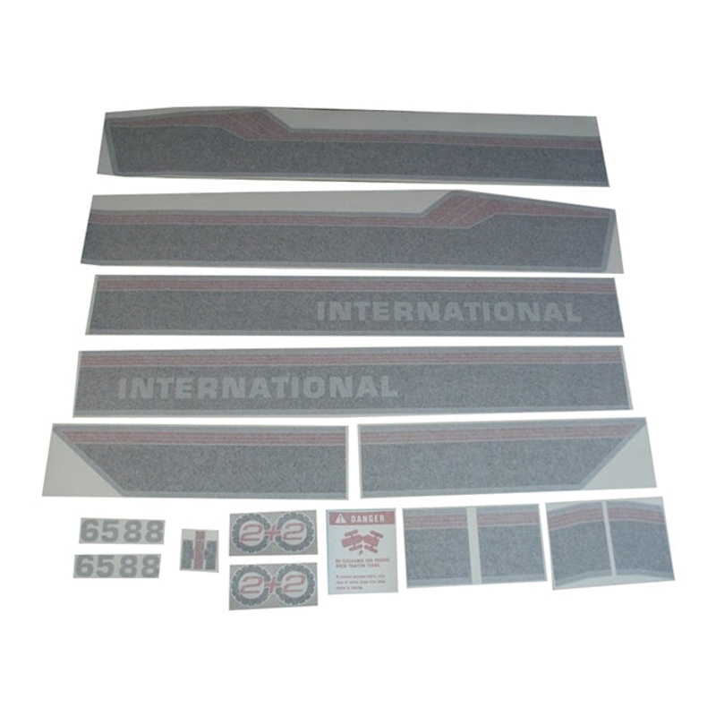 Decal Set for International / Farmall 6588 Vinyl – Hood & Cab Decals