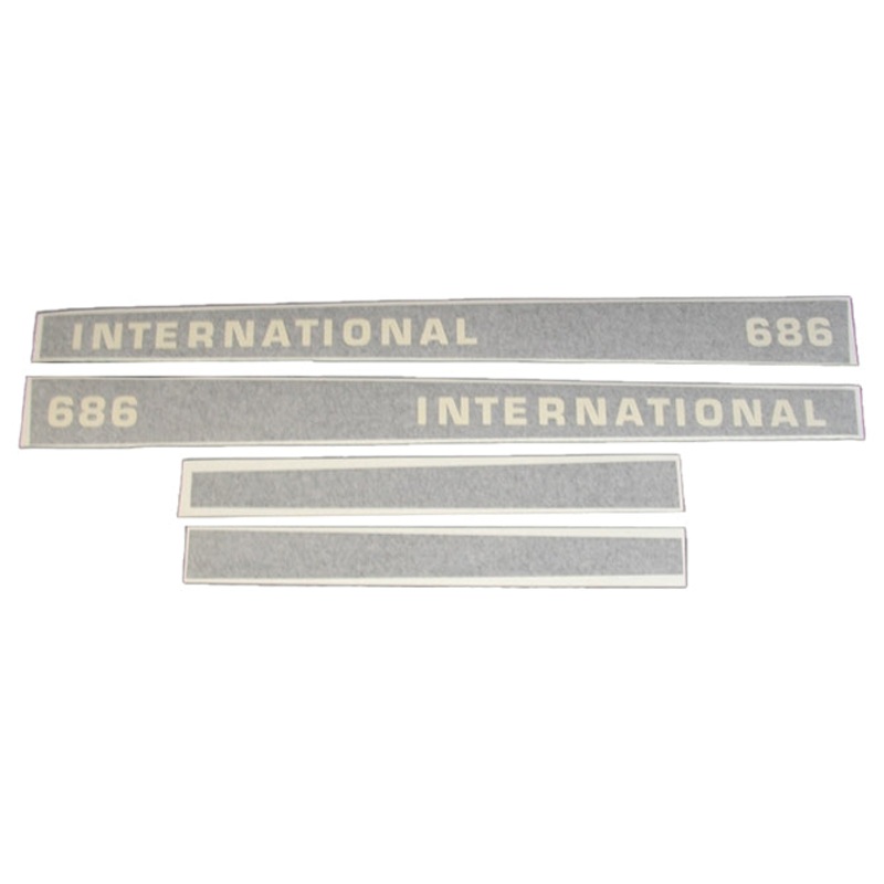 Decal Set for International / Farmall 686 Vinyl – Hood Only