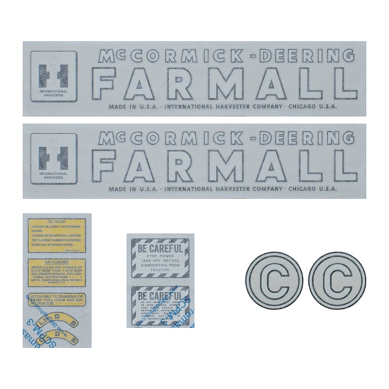 Decal Set for International / Farmall C Vinyl – IH McCORMICK-DEERING FARMALL