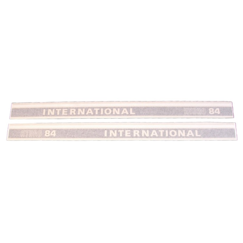 Decal Set for International / Farmall Hydro 84 Vinyl – Red & Black (53 1/2) – Hood Only