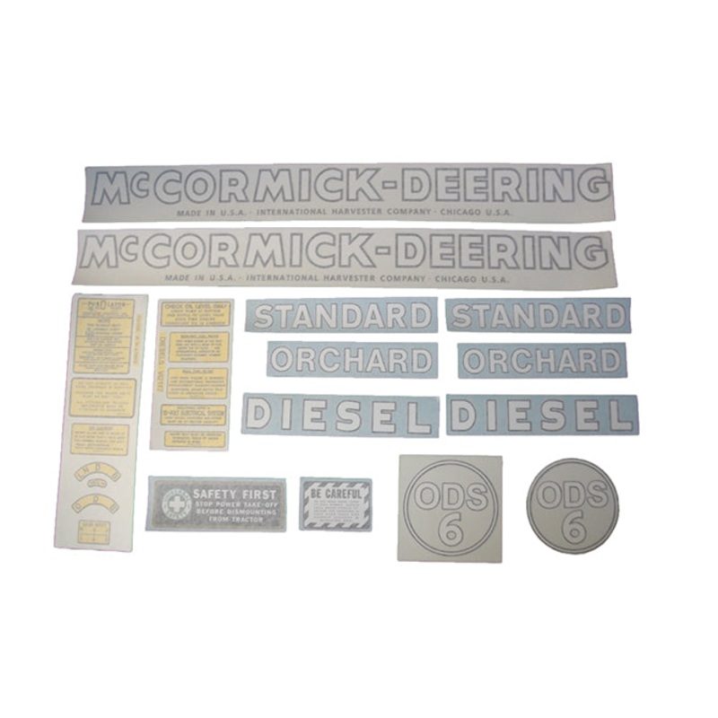 Decal Set for International / Farmall ODS-6 Vinyl – McCORMICK-DEERING FARMALL