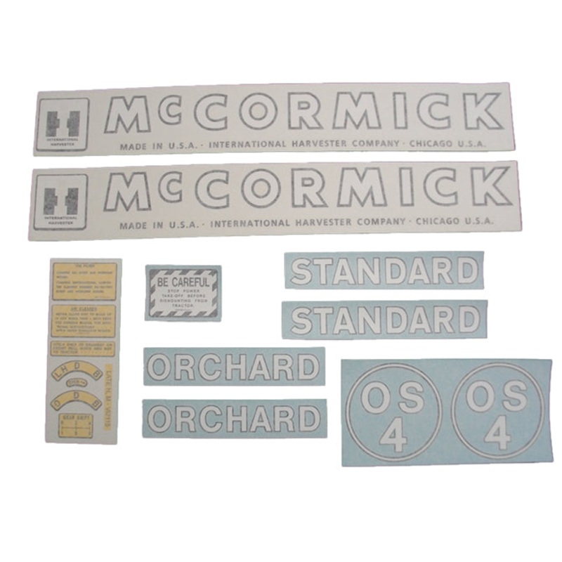 Decal Set for International / Farmall OS-4 Vinyl – IH McCORMICK