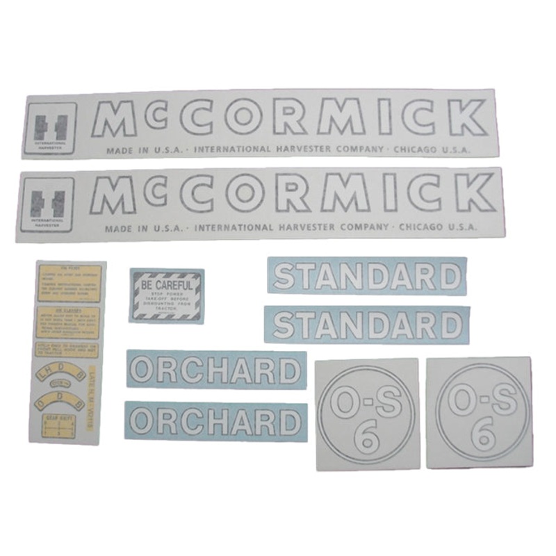 Decal Set for International / Farmall OS-6 Vinyl – IH McCORMICK
