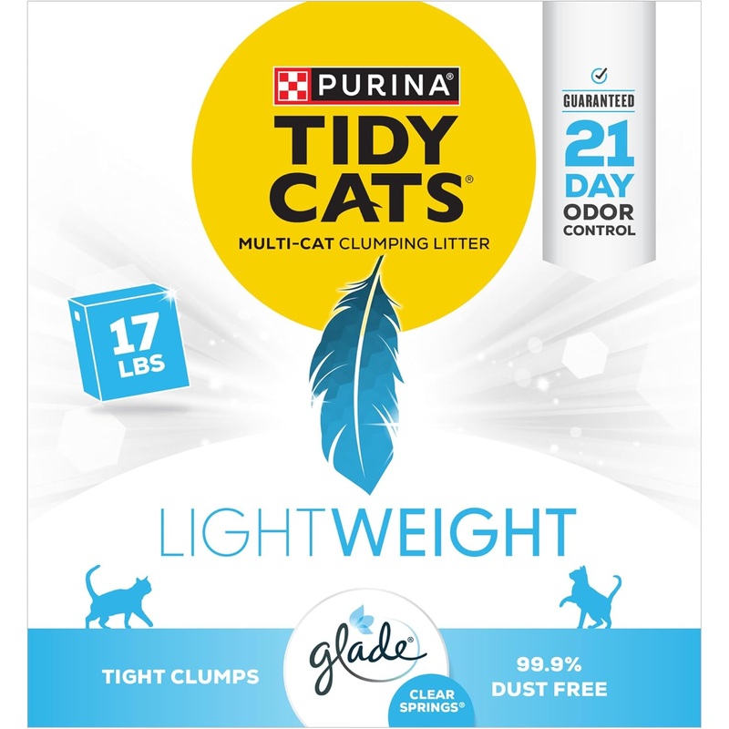 Tidy Cats Lightweight Glade Scented Clumping Clay Cat Litter