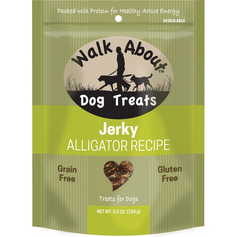 Walk About Alligator Jerky Dog Treats