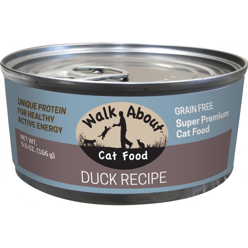 Walk About Grain Free Duck Recipe Canned Cat Food