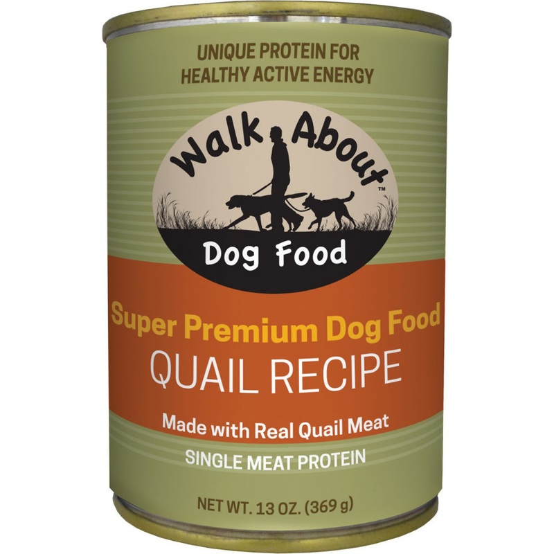 Walk About Grain Free Quail Recipe Canned Dog Food
