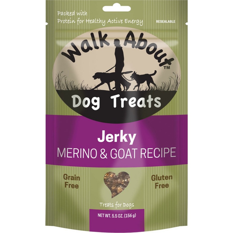 Walk About Lamb & Goat Jerky Dog Treats