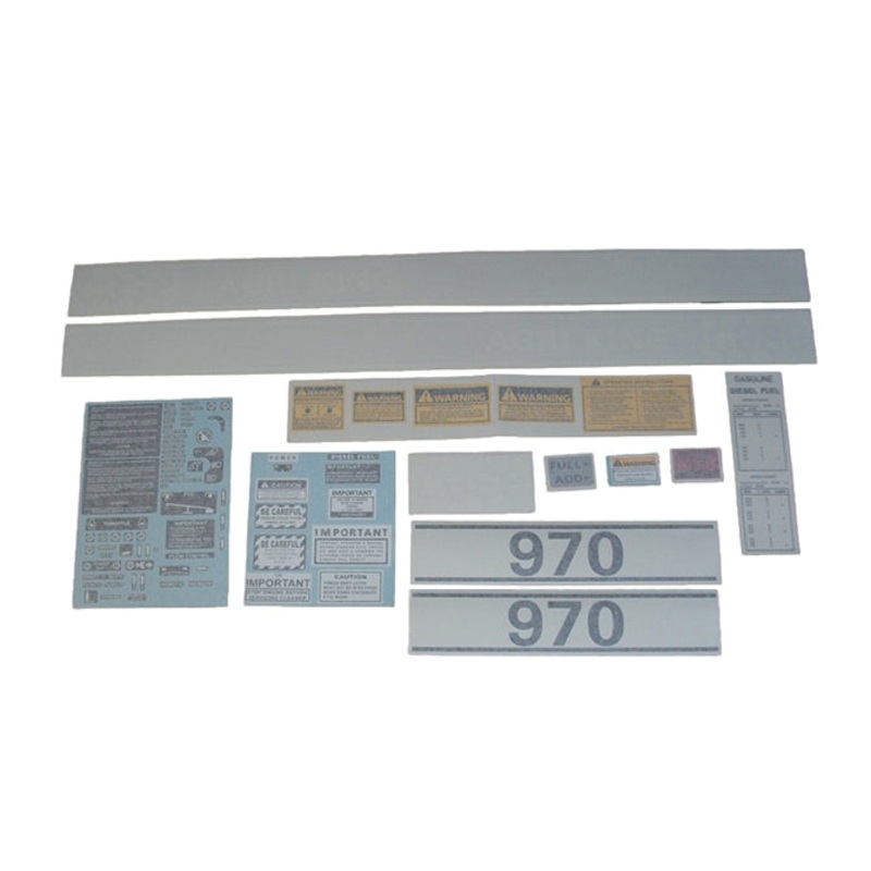 Decal Set for Case 970 Agri King 1974 – 1978