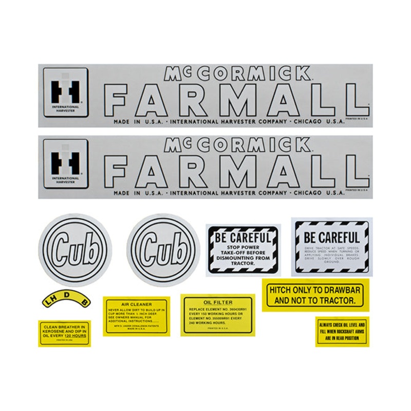 Decal Set for International / Farmall Cub 1947