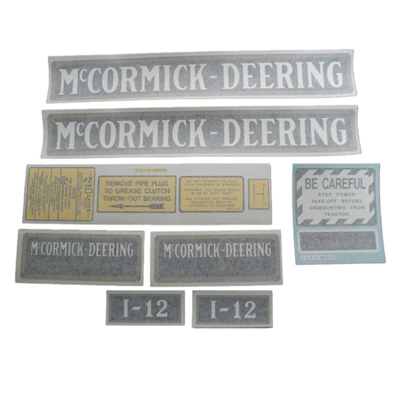 Decal Set for International / Farmall I-12 Vinyl