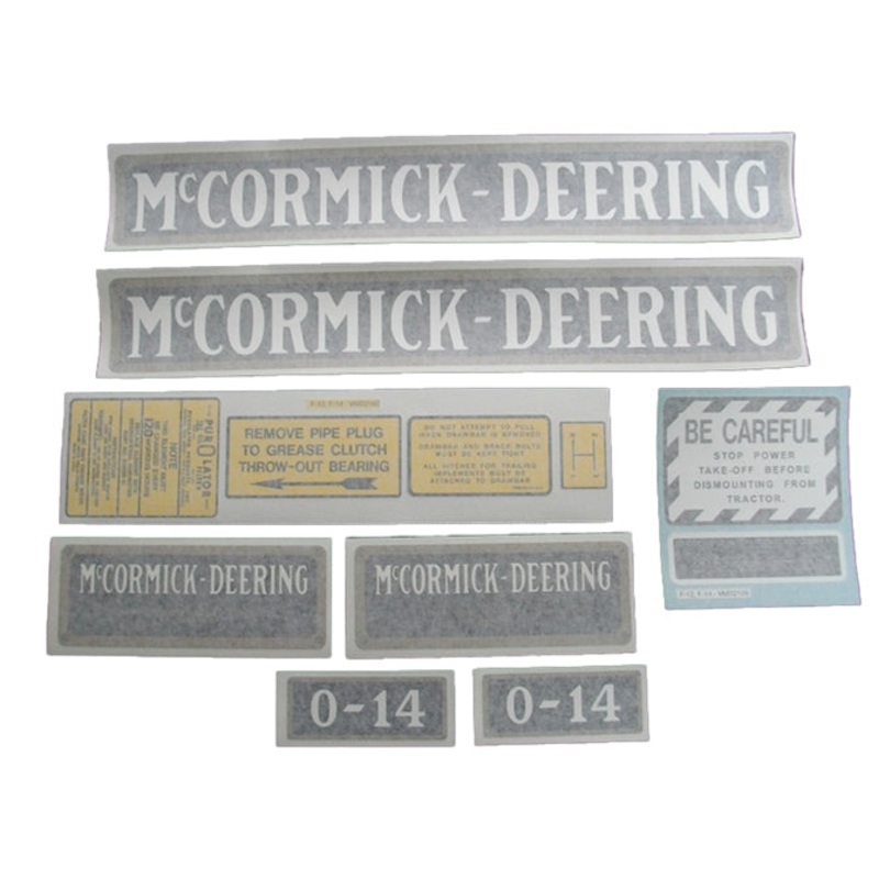 Decal Set for International / Farmall O-14 Vinyl