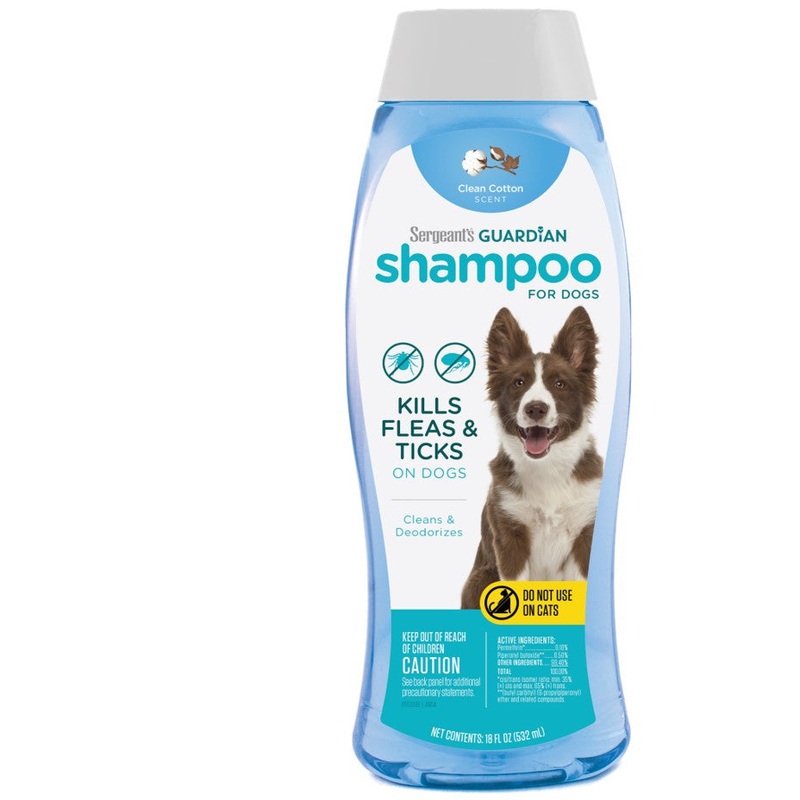 Sergeant’s Guardian Flea & Tick Shampoo for Dogs Clean Cotton