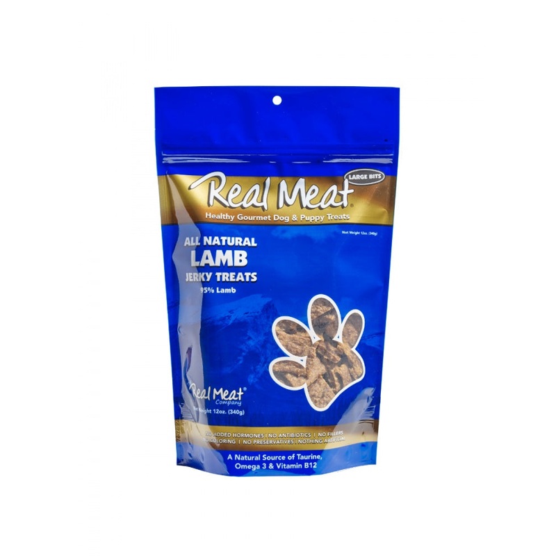 The Real Meat Company Grain Free All Natural Lamb Jerky Dog Treats