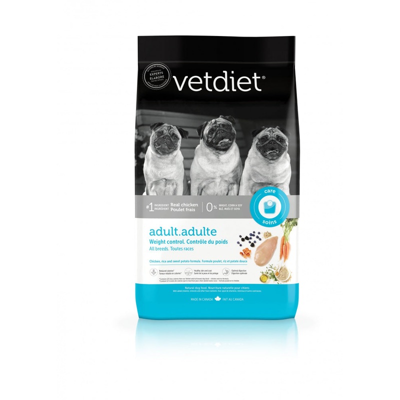 Vetdiet Chicken & Rice Formula Adult Weight Control All Breeds Dry Dog Food