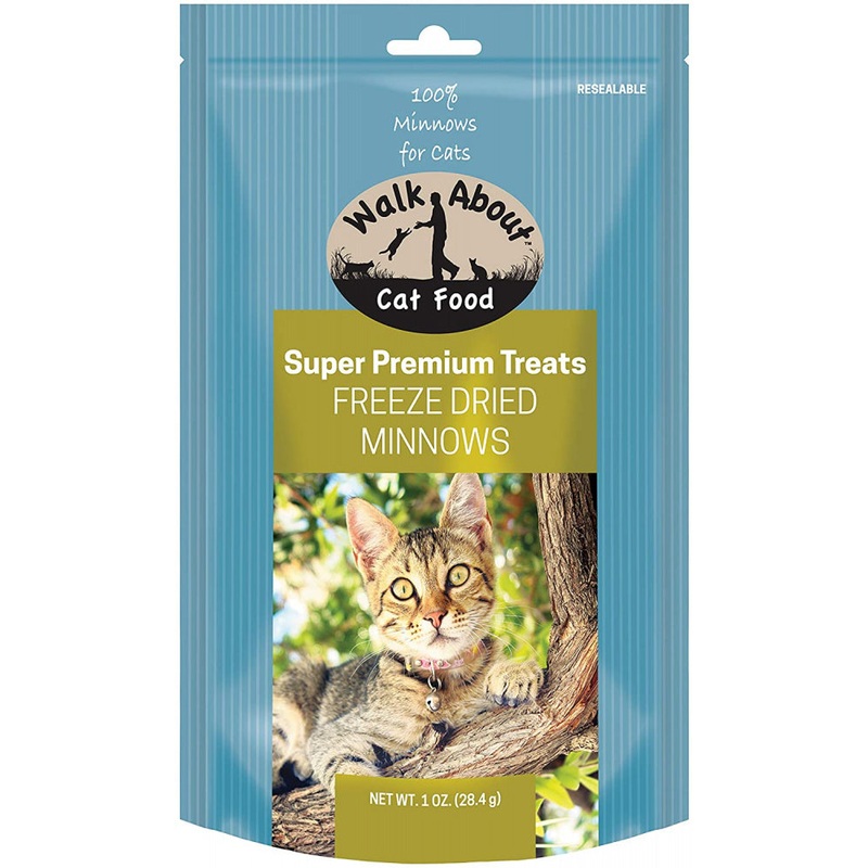 Walk About Freeze Dried Minnows Cat Treats