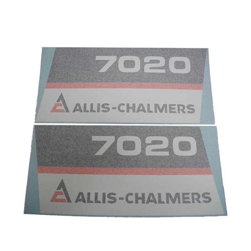 Decal Set for Allis Chalmers 7020 Black Chassis