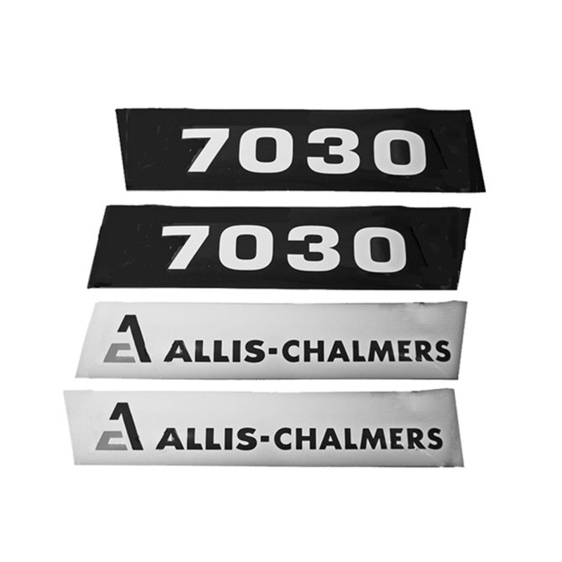 Decal Set for Allis Chalmers 7030 Black Chassis