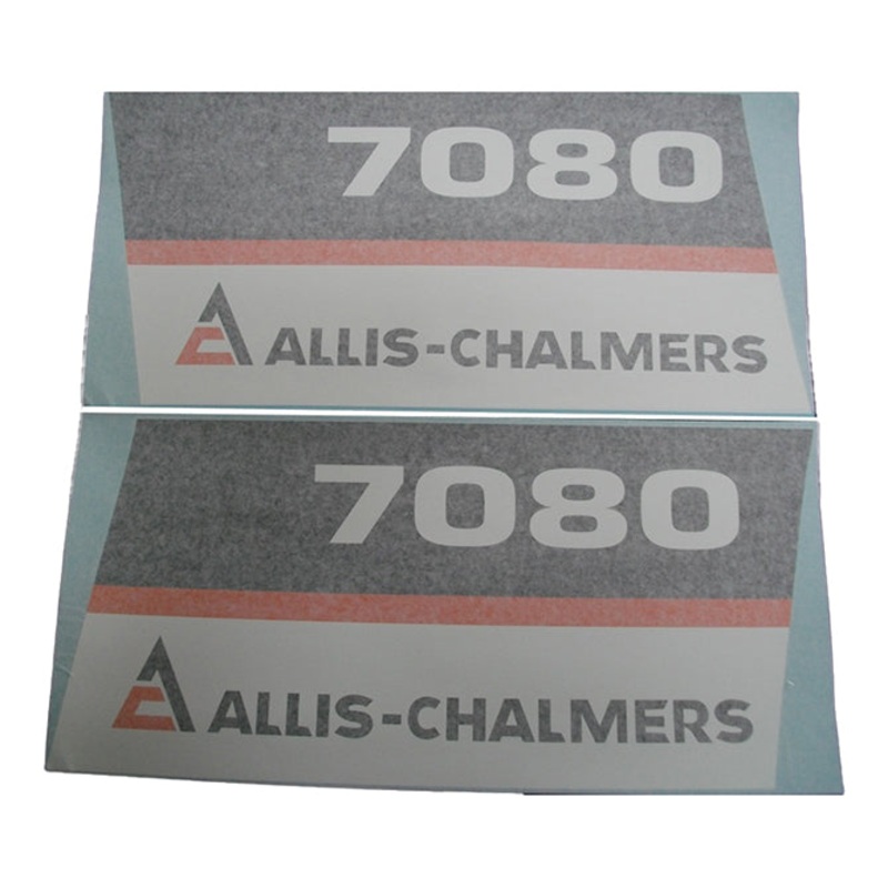 Decal Set for Allis Chalmers 7080 Black Chassis