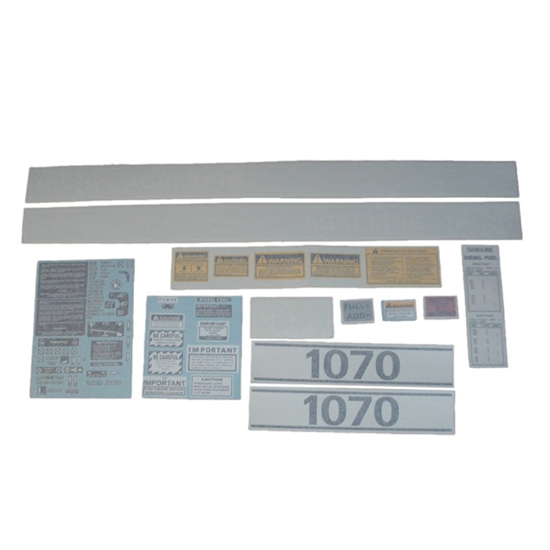 Decal Set for Case 1070 Agri King Diesel 1974 – 1978