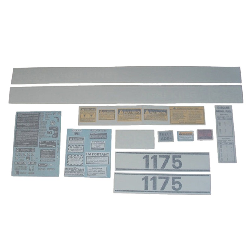 Decal Set for Case 1175 Agri King Turbo 1974 – 1978