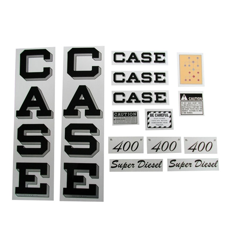 Decal Set for Case 400 Super Diesel Tractors