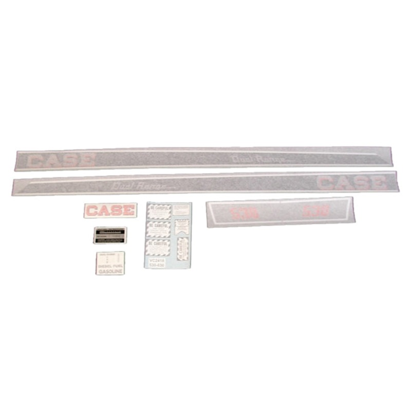Decal Set for Case 530 Dual-Range Gas