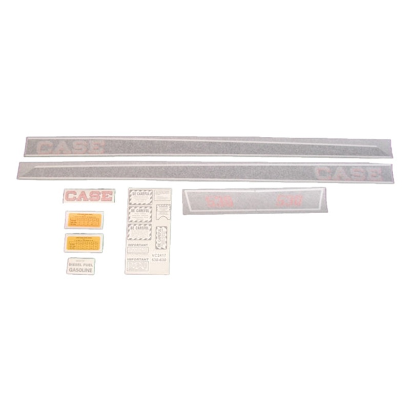 Decal Set for Case 530 Gas