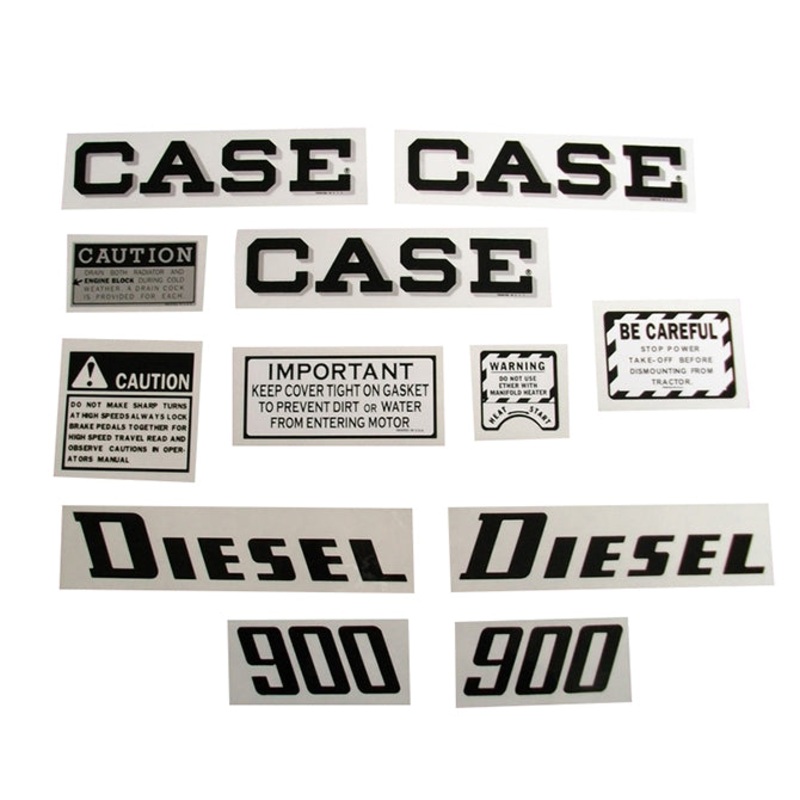 Decal Set for Case 900 Diesel