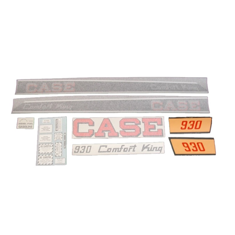 Decal Set for Case 930 Comfort King Diesel – 6 Speed – No Screen 1963-1967