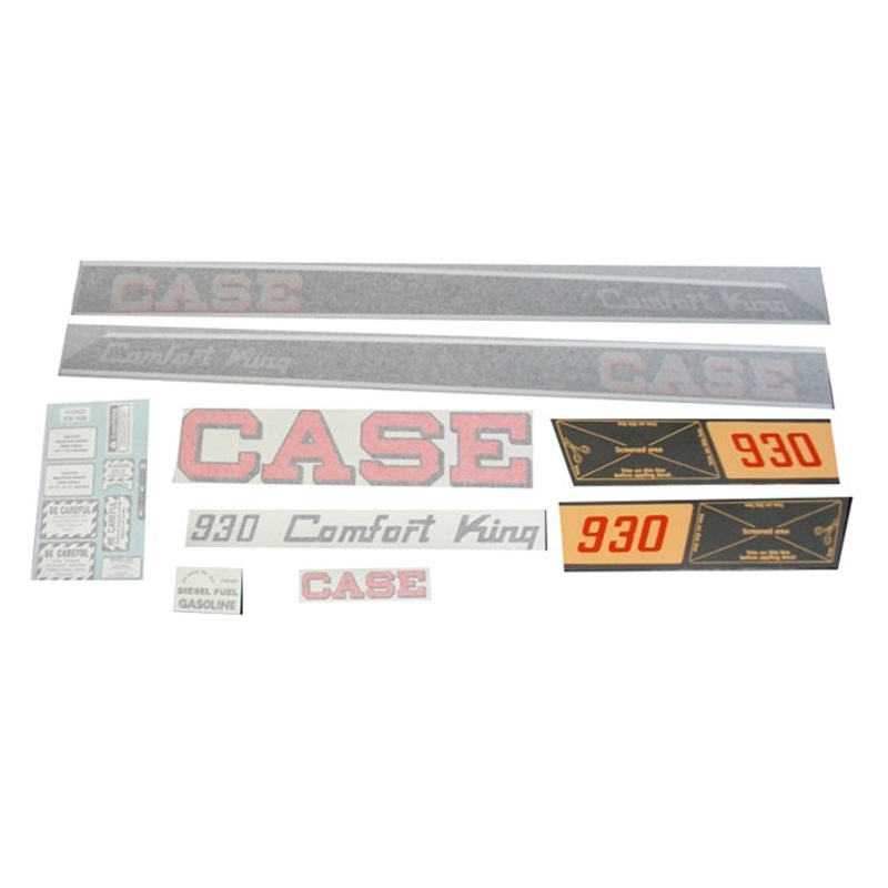 Decal Set for Case 930 Diesel 6 Speed Comfort King with Screen