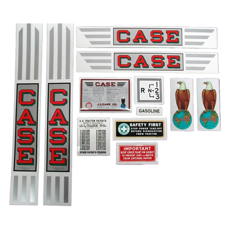 Decal Set for Case RC Gray Tractor