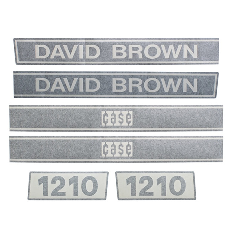 Decal Set for David Brown 1210 Case