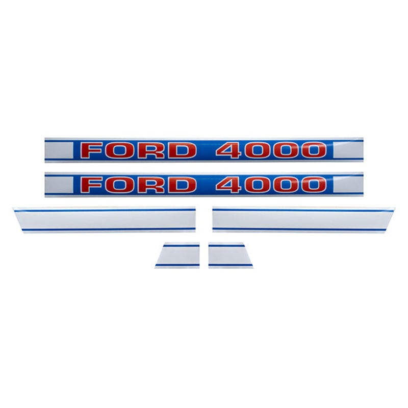 Decal Set for Ford 4000 From April 1968