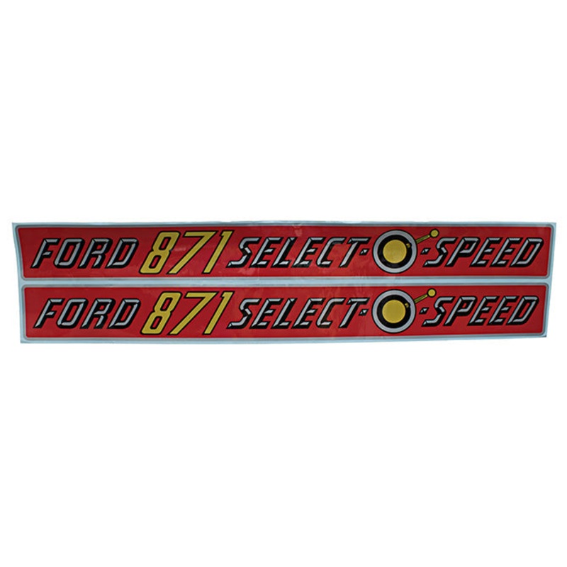 Decal Set for Ford 801 Ford 871 Select-O-Speed