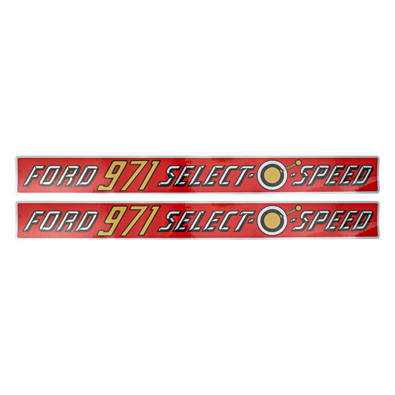 Decal Set for Ford 901 Ford 971 Select-O-Speed
