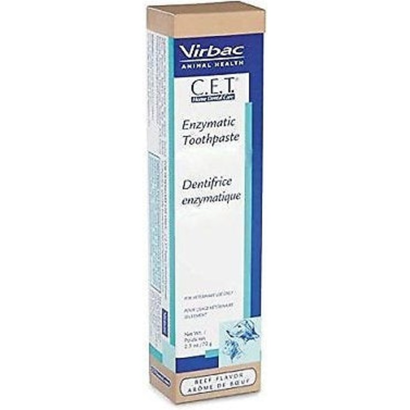 Virbac C.E.T. Toothpaste Beef Flavor for Dogs and Cats