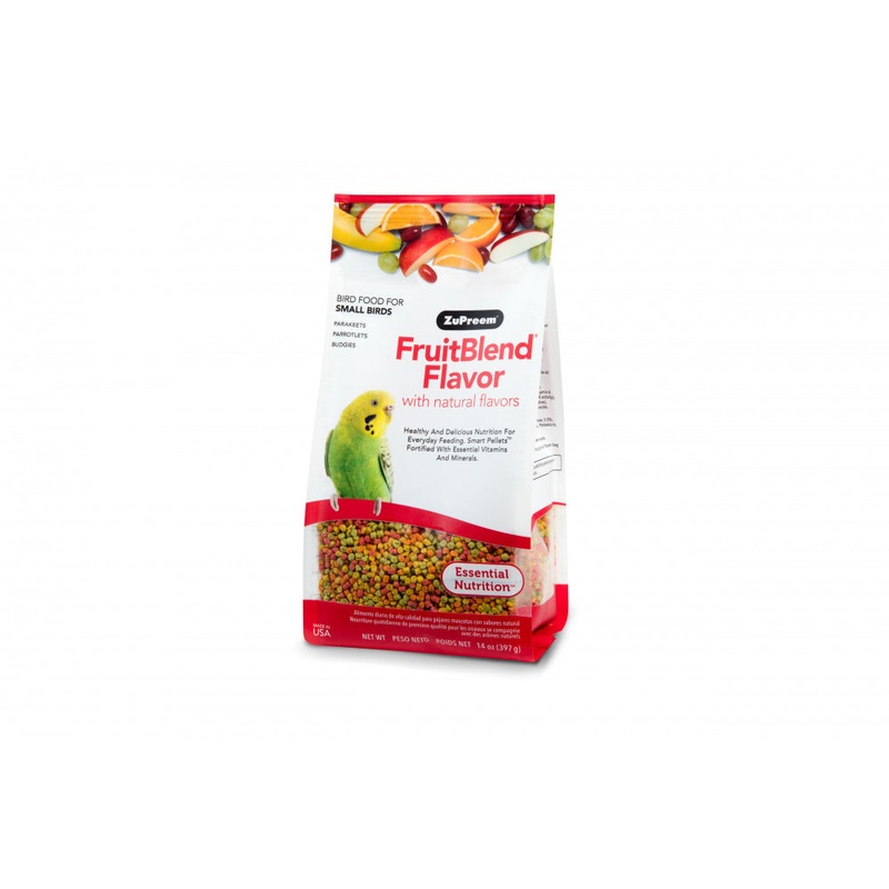 Zupreem FruitBlend Flavor Food with Natural Flavors for Small Birds