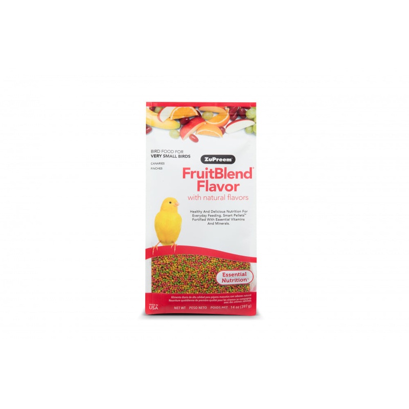 Zupreem FruitBlend Flavor Food with Natural Flavors for Very Small Birds