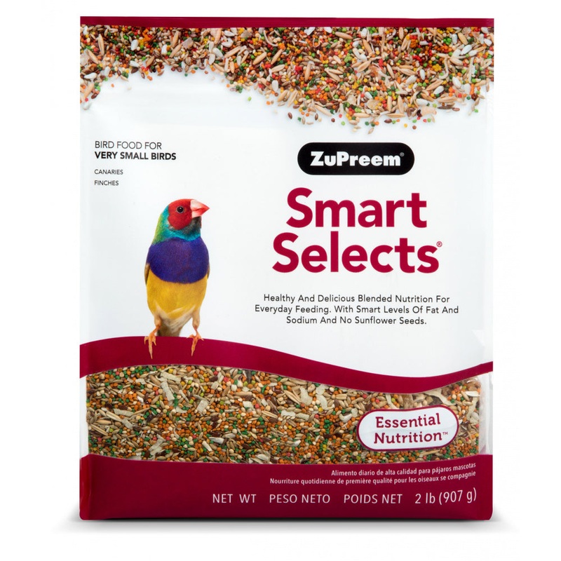 Zupreem Smart Selects Food for Very Small Birds