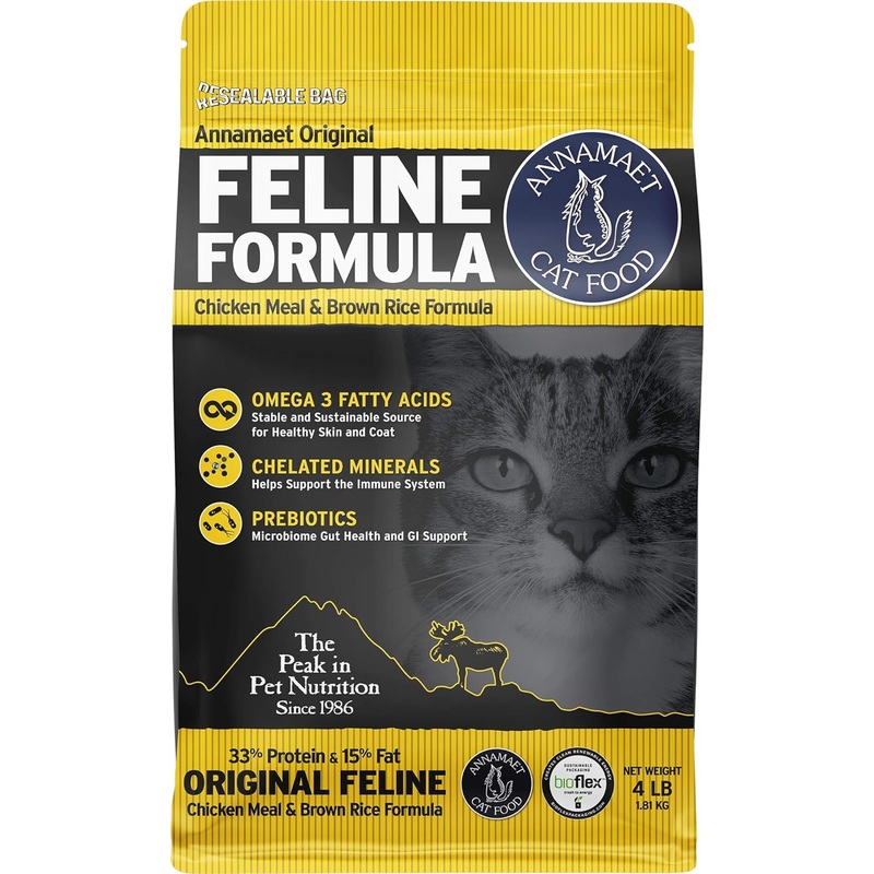 Annamaet Chicken Meal & Brown Rice Original Formula Dry Cat Food
