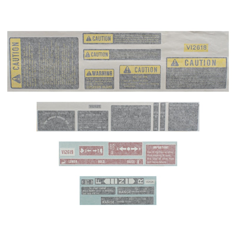 Chassis Decal Set for International / Farmall 234