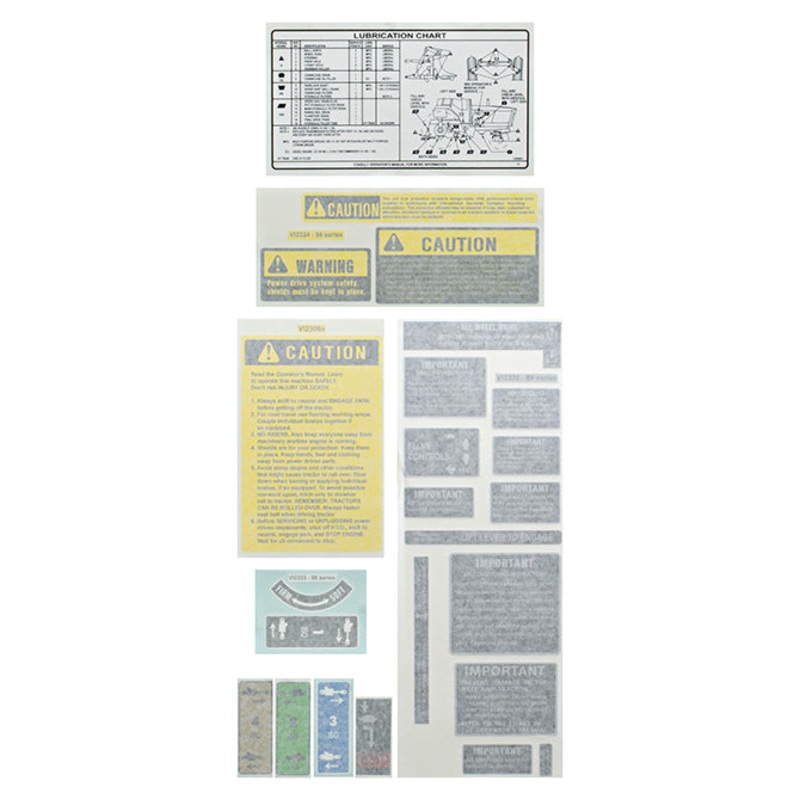 Chassis Decal Set for International / Farmall 3088
