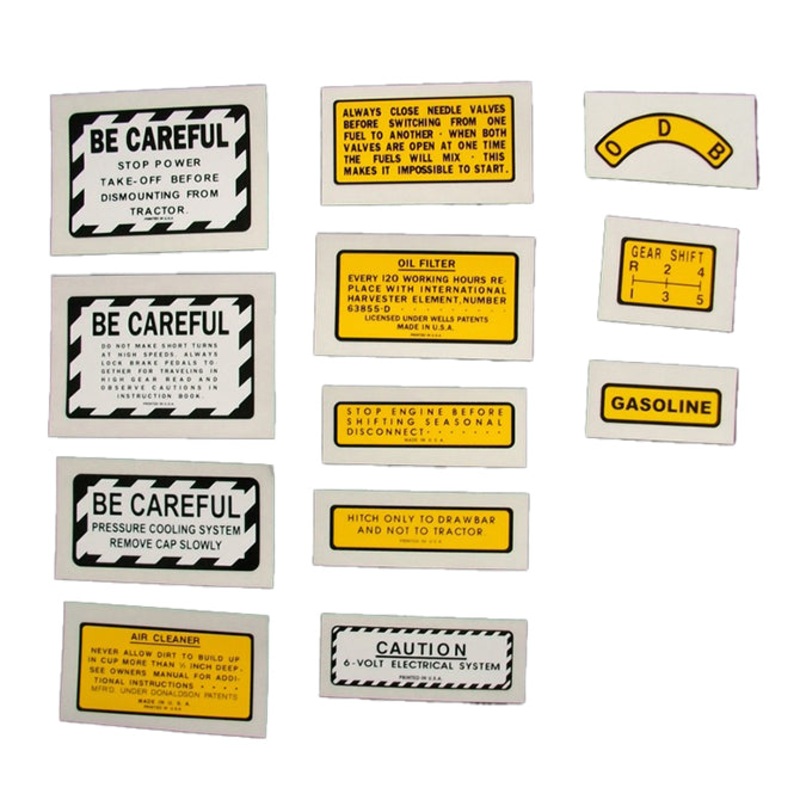 Chassis Decal Set for International / Farmall 330