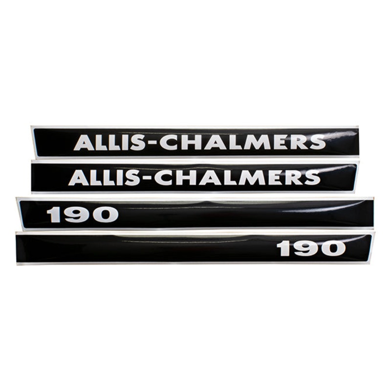 Decal Set for Allis Chalmers 190 Number 190