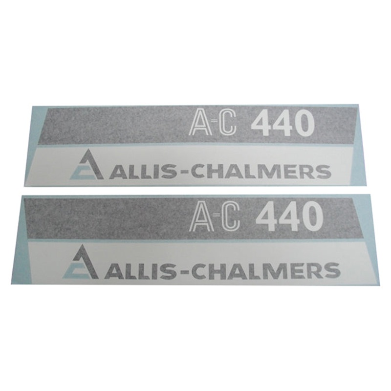 Decal Set for Allis Chalmers 440 Late w/ Black Grill