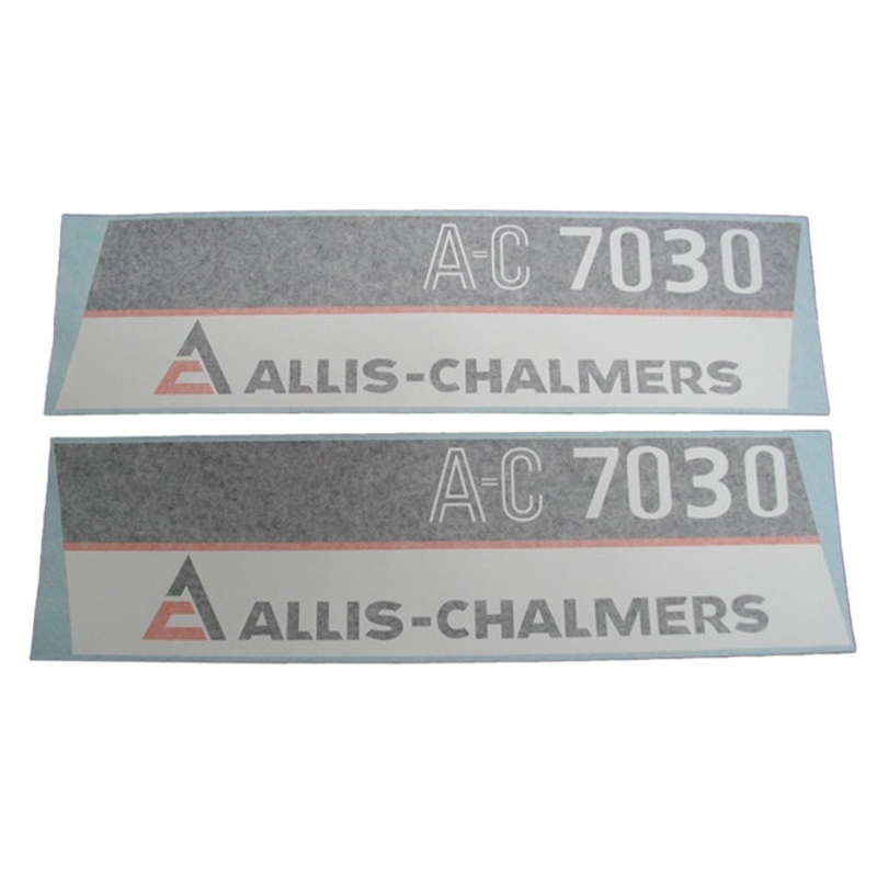 Decal Set for Allis Chalmers 7030 Maroon Chassis