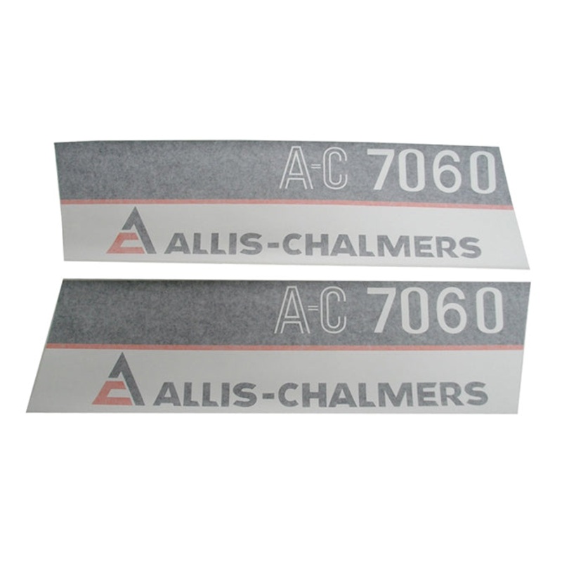 Decal Set for Allis Chalmers 7060 Maroon Chassis