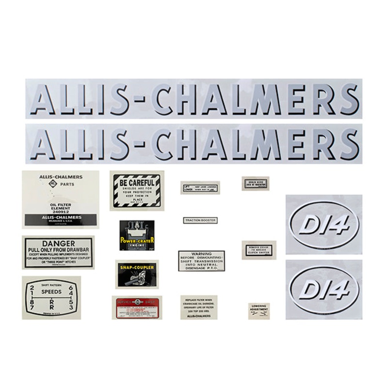 Decal Set for Allis Chalmers D14
